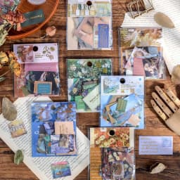 30 pcs/pack Art Oil Painting Series Decorative Golden Stickers Scrapbooking Label Diary Stationery Album Phone Journal Planner