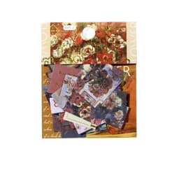 30 pcs/pack Art Oil Painting Series Decorative Golden Stickers Scrapbooking Label Diary Stationery Album Phone Journal Planner