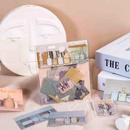 30 pcs/pack Art Oil Painting Series Decorative Golden Stickers Scrapbooking Label Diary Stationery Album Phone Journal Planner
