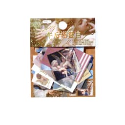 30 pcs/pack Art Oil Painting Series Decorative Golden Stickers Scrapbooking Label Diary Stationery Album Phone Journal Planner