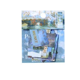 30 pcs/pack Art Oil Painting Series Decorative Golden Stickers Scrapbooking Label Diary Stationery Album Phone Journal Planner