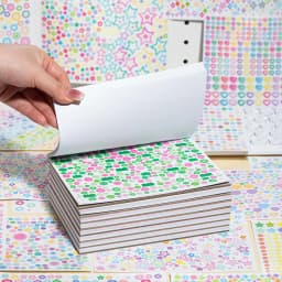 Utalo Huge 6000+ Sticker Set! Glitter, Fashion & Cute, Holo Accents for K-Pop, Journaling, Laptop. 20 Sheets 12x17cm