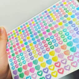 Utalo Huge 6000+ Sticker Set! Glitter, Fashion & Cute, Holo Accents for K-Pop, Journaling, Laptop. 20 Sheets 12x17cm