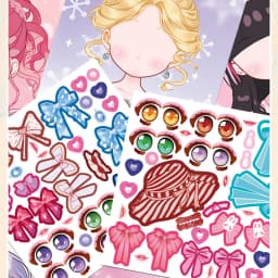 Reusable Sticker Dress-Up Stickers Removable Stickers, Kids Fashion Activities,Puzzle Restickable Book For Ages