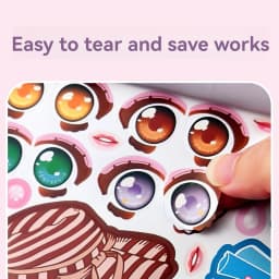 Reusable Sticker Dress-Up Stickers Removable Stickers, Kids Fashion Activities,Puzzle Restickable Book For Ages