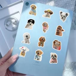 100Pcs Funny Fashion Dog Stickers Cartoon Cute Decals Toy Guitar Phone Bicycle Laptop Notebook Luggage Car Graffiti Kids Sticker