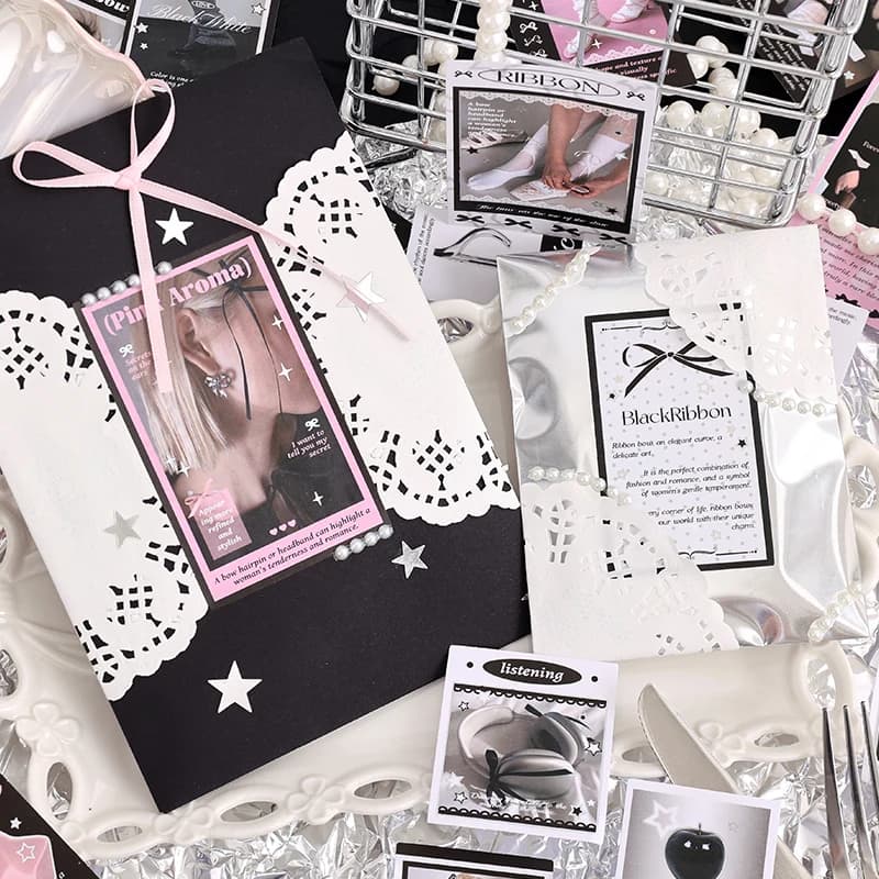 30pcs Kawaii Ins Sweet Girl Handbook Decorative Sticker Pack DIY Diary Handmade Scrapbook Material Stickers