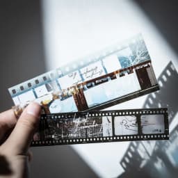 Journal GO 3x200cm Vintage Film Frame PET Tape Stickers for Collage Junk Journal Scrapbooking DIY Landscape Retro Masking Tape