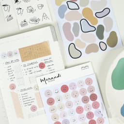 Mohamm Morandi Series Kawaii Cute Sticker Custom Stickers Diary Stationery