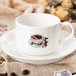 46pcs Kawaii Stationery Stickers Set Vintage Coffee Plant Diary Scrapbooking Decorative DIY School Supplies Cute Theme