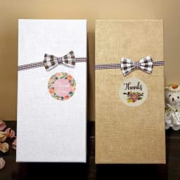 500Pcs/Roll Labels Flower Thank You Stickers Seal Label Handmade Custom Scrapbooking Gift Decoration Stationery Sticker 3.8cm