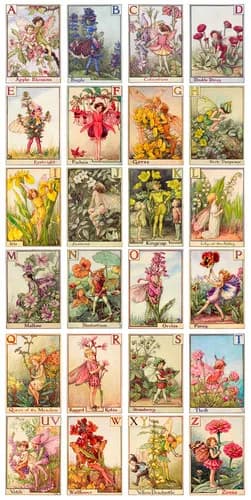16Pcs/Pack Vintage Retro Garden Elf Fairy Sticker DIY Craft Scrapbooking Album Junk Journal Decorative Stickers