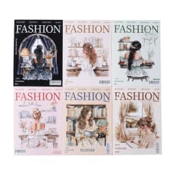 JIANWU Planner's Daily Series Vintage Character Landscaping Material Collage PET Sticker Creative DIY Journal Stationery