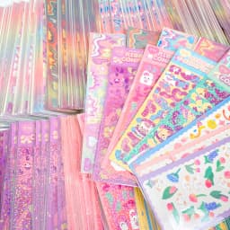 SKYSONIC 2/4/5/6/8pcs/10pcs Full Set Series Decorative Stickers Idol Card Album Scrapbooking Sticker Korean Stationery Suppliers