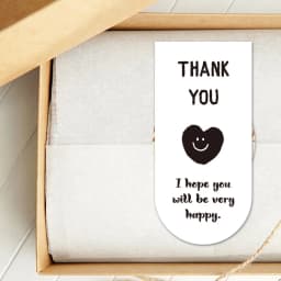 100pcs Cute Thank You Stickers for Small Business Packaging Sticker Gift Box Decor Open Me Stickers 3*6.5CM