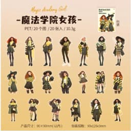 20pcs/lot Kawaii Stationery Stickers Planner's day-to-day DIY Junk Journal Paper stickers Planner Decorative Mobile stickers