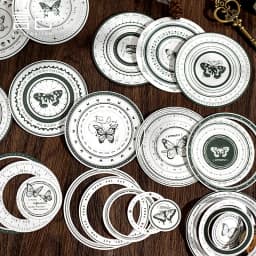 24pcs/1lot Kawaii Stationery Stickers Coffee Meets Bookstore Junk Journaling Decorative Scrapbooking for stickers Scrapbook