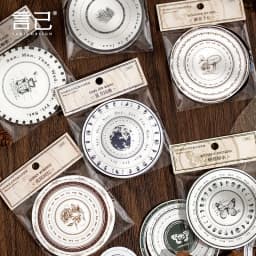 24pcs/1lot Kawaii Stationery Stickers Coffee Meets Bookstore Junk Journaling Decorative Scrapbooking for stickers Scrapbook