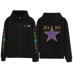 Anime Jojo's Bizarre Adventure Stone Ocean butterfly Hoodies Loose Unisex Anime Style Hoodie Autumn Spring Top sweatshirt