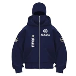 yamaha logo Printed Cotton Cycling Mask Zipper Hoodie Men and Women Autumn and Winter New Style Fashion Casual Retro Cycling Jer