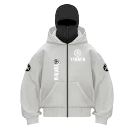 yamaha logo Printed Cotton Cycling Mask Zipper Hoodie Men and Women Autumn and Winter New Style Fashion Casual Retro Cycling Jer