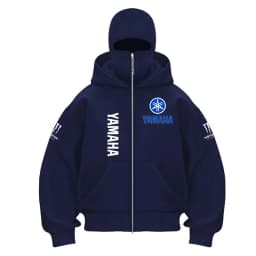 2026 yamaha logo Motorcycle Jacket Hoodie Logo Print Double Hood Masked Sweatshirt Pullover Motorcycle Jacket Fashion Men's Clot
