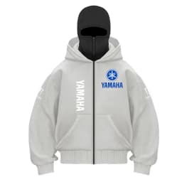 2026 yamaha logo Motorcycle Jacket Hoodie Logo Print Double Hood Masked Sweatshirt Pullover Motorcycle Jacket Fashion Men's Clot