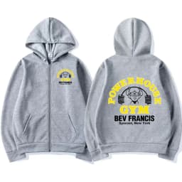 Powerhouse Gym Logo Zipper Hoodie Men's Women Fashion Gothic Geek Fitness Zip Up Jacket Hoodies Sweatshirts Oversized Streetwear