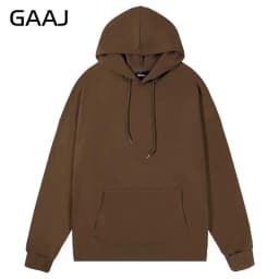 GAAJ Lightweight Hoodie & Sweatshirt 260gsm Soft Casual Pullover 21 Colors Men Women Unisex Comfortable Daily Wear Fit