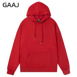 GAAJ Lightweight Hoodie & Sweatshirt 260gsm Soft Casual Pullover 21 Colors Men Women Unisex Comfortable Daily Wear Fit