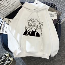 Hunter X Hunter Anime Hoodie for Men Women Kurapika Manga Sweatshirts Fleece Autumn Winter Gothic Harajuku Hooded Pullover