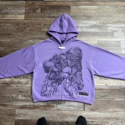 Harajuku Jojo Bizarre Adventure Hoodies Women Moody Blues Zip-Up Anime Hoodie Hip Hop Couples Y2k Street Sweatshirt Men Clothing