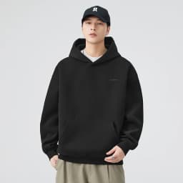 DUKEEN 420G Heavyweight Men's Hooded Sweatshirt Autumn and Winter Casual Trend Embroidered Loose Fit Pullover Men's Clothing