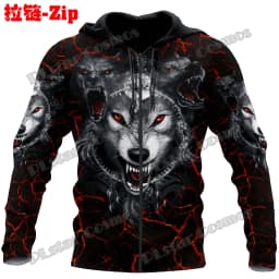 Raven Odin Tattoo Helm of Awe Runes 3D Printed Fashion Men's Zipper Hoodie Autumn Streetwear Unisex Casual Zip Up Hoodies HW62