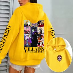 Villains Maleficent Men Hoodie Cartoon Anime Women Pullover Tops 2026 New Fashion Autumn Spring Couple Oversized Sweatshirts
