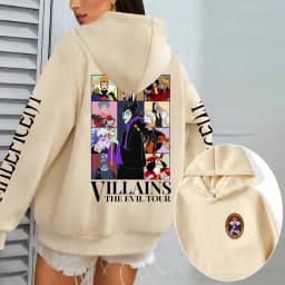 Villains Maleficent Men Hoodie Cartoon Anime Women Pullover Tops 2026 New Fashion Autumn Spring Couple Oversized Sweatshirts