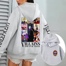 Villains Maleficent Men Hoodie Cartoon Anime Women Pullover Tops 2026 New Fashion Autumn Spring Couple Oversized Sweatshirts