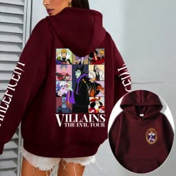 Villains Maleficent Men Hoodie Cartoon Anime Women Pullover Tops 2026 New Fashion Autumn Spring Couple Oversized Sweatshirts