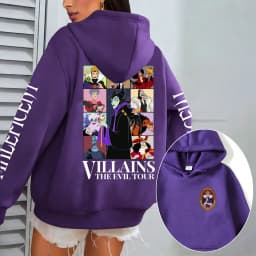 Villains Maleficent Men Hoodie Cartoon Anime Women Pullover Tops 2026 New Fashion Autumn Spring Couple Oversized Sweatshirts