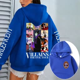 Villains Maleficent Men Hoodie Cartoon Anime Women Pullover Tops 2026 New Fashion Autumn Spring Couple Oversized Sweatshirts