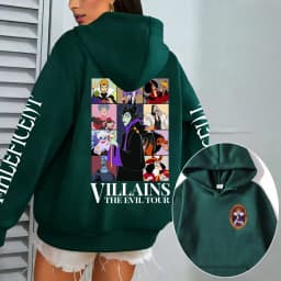 Villains Maleficent Men Hoodie Cartoon Anime Women Pullover Tops 2026 New Fashion Autumn Spring Couple Oversized Sweatshirts