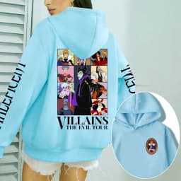 Villains Maleficent Men Hoodie Cartoon Anime Women Pullover Tops 2026 New Fashion Autumn Spring Couple Oversized Sweatshirts