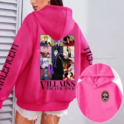 Villains Maleficent Men Hoodie Cartoon Anime Women Pullover Tops 2026 New Fashion Autumn Spring Couple Oversized Sweatshirts