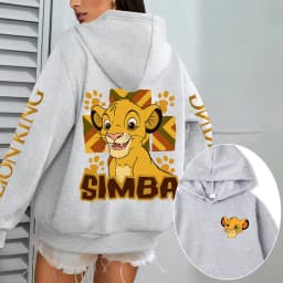 The Lion King Men Hoodie Cartoon Anime Women Pullover Tops 2026 New Casual Autumn Winter Couple Oversized Sweatshirts