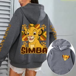 The Lion King Men Hoodie Cartoon Anime Women Pullover Tops 2026 New Casual Autumn Winter Couple Oversized Sweatshirts
