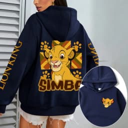 The Lion King Men Hoodie Cartoon Anime Women Pullover Tops 2026 New Casual Autumn Winter Couple Oversized Sweatshirts