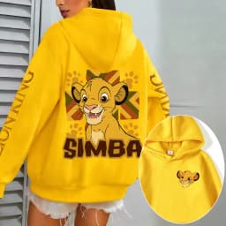 The Lion King Men Hoodie Cartoon Anime Women Pullover Tops 2026 New Casual Autumn Winter Couple Oversized Sweatshirts
