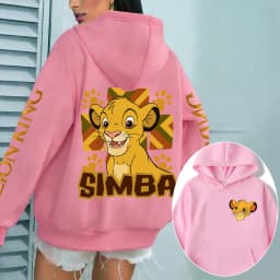 The Lion King Men Hoodie Cartoon Anime Women Pullover Tops 2026 New Casual Autumn Winter Couple Oversized Sweatshirts