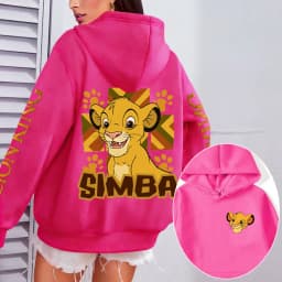The Lion King Men Hoodie Cartoon Anime Women Pullover Tops 2026 New Casual Autumn Winter Couple Oversized Sweatshirts