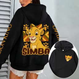 The Lion King Men Hoodie Cartoon Anime Women Pullover Tops 2026 New Casual Autumn Winter Couple Oversized Sweatshirts
